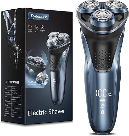 Rechargeable Waterproof Electric Razor ...