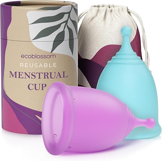 EcoBlossom Reusable Menstrual Cup Set &...