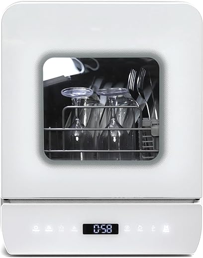 Eklipt Mini Portable Dishwasher with 7 ...