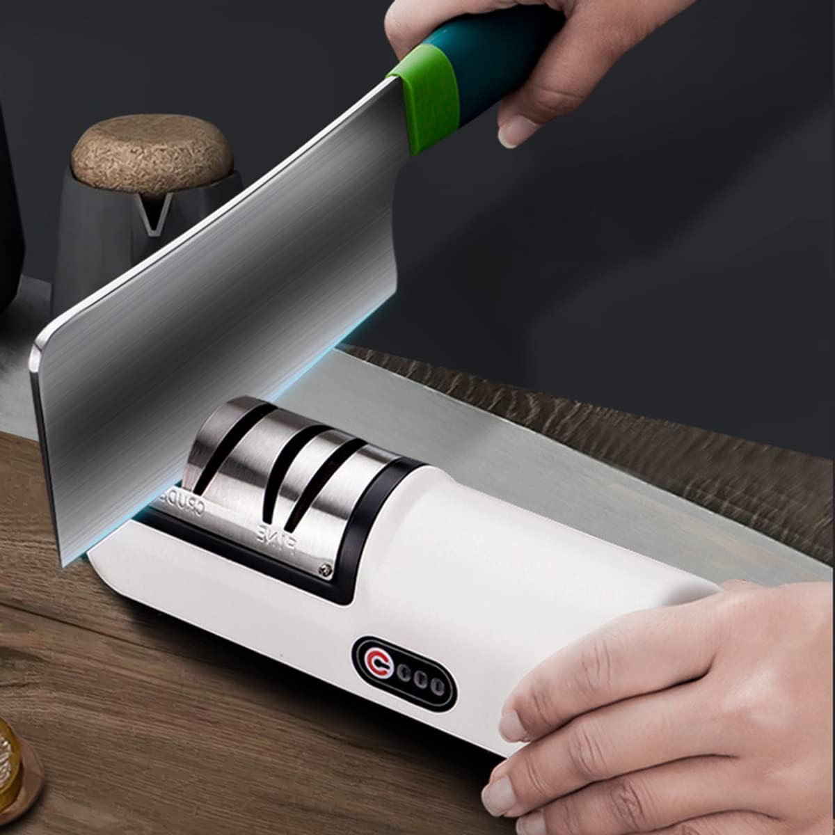 Electric Knife Sharpener – One-To...