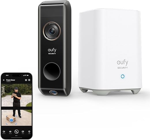 eufy Security 2K HD Video Doorbell S330...