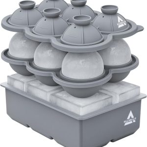 Flexible Silicone Ice Cube and Ball Moulds