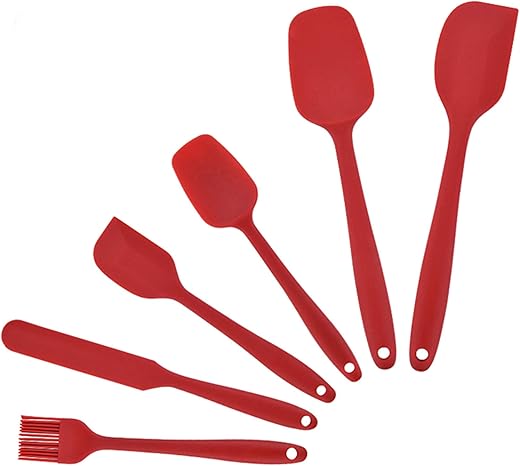 Heat-Resistant Silicone Spatula Set ...