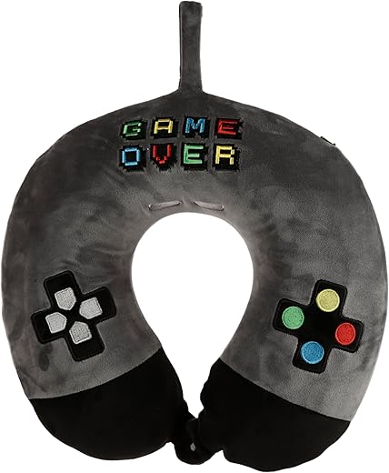Game Over Plush Memory Foam Travel Pill...