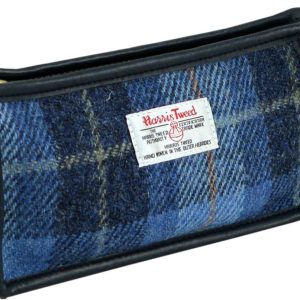Harris Tweed Check Gusset Toiletry Bag