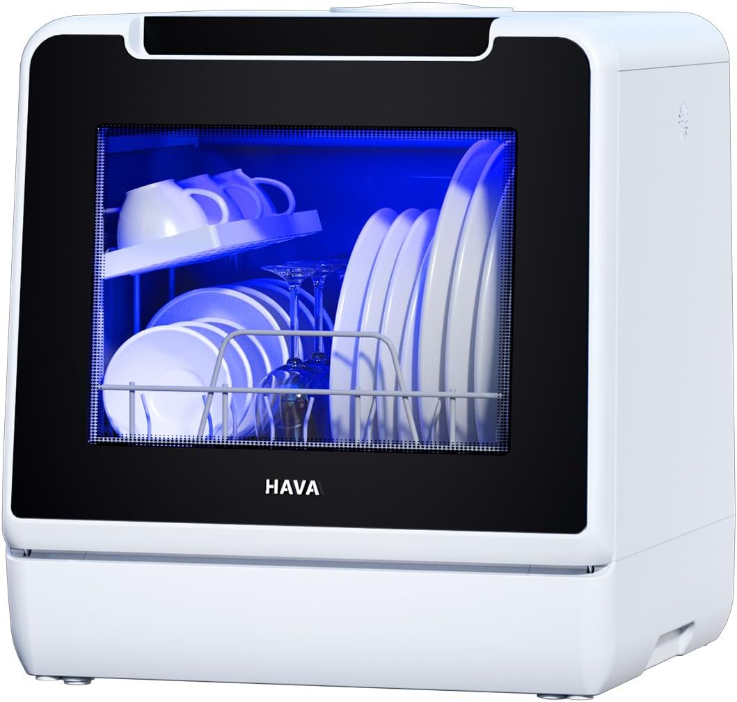 Upgraded HAVA Countertop Dishwasher wit...
