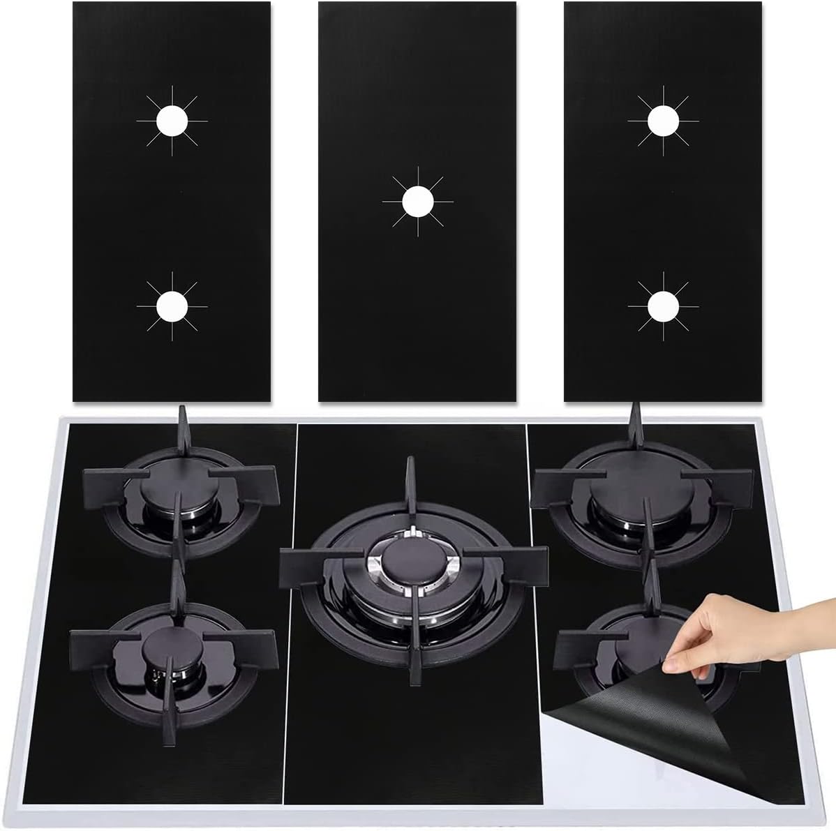 Universal Reusable Gas Stove Burner Cov...