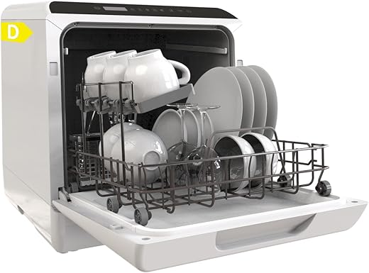 Compact 5-Place Countertop Dishwasher w...