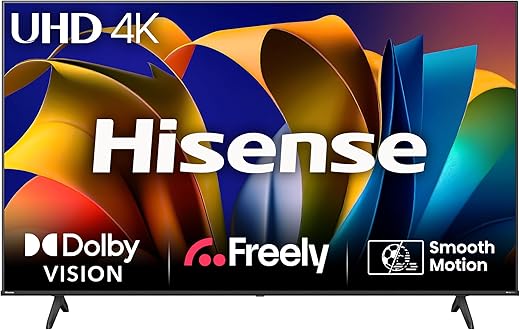 Hisense 50″ 4K Smart TV with Dolb...