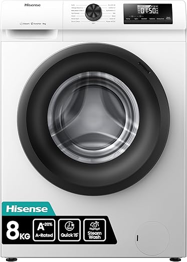 Hisense 8 KG Front Load Washing Machine...