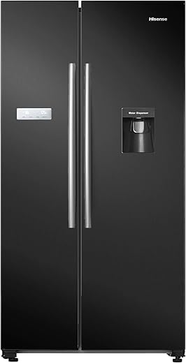 Hisense 578L Black Side-by-Side Fridge ...