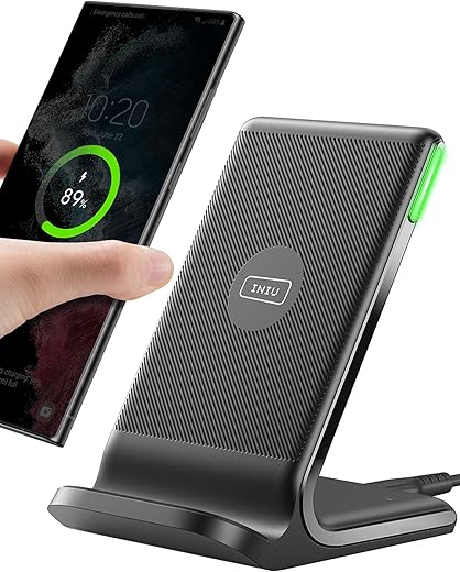 INIU 15W Fast Wireless Charger Stand fo...