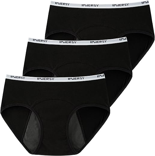 INNERSY Teen Girls Leakproof Cotton Per...