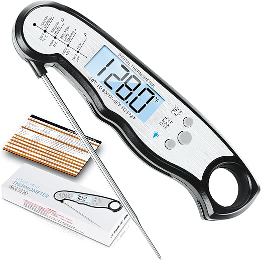 Waterproof Instant Read Digital Meat Th...