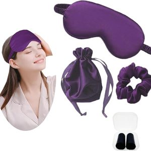JK Home Silk Eye Mask Travel Set