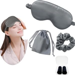 JK Home Silk Eye Mask Travel Set
