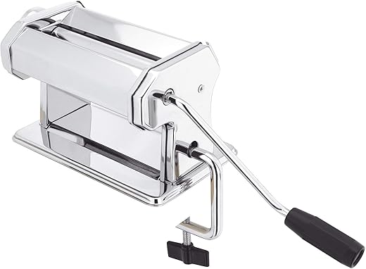Stainless Steel Pasta Maker with 9 Thic...