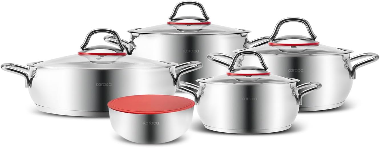 Karaca Emirgan 10-Piece XL Stainless St...