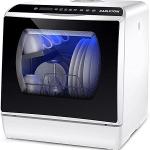 Karlxtom Mini Table Top Dishwasher