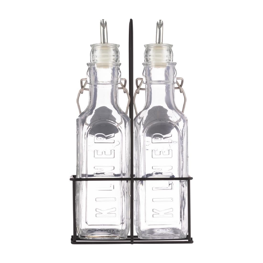 Kilner 0.3 Ltr Oil Bottles with Metal R...