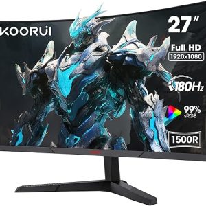 KOORUI 27 Inch FHD Curved Gaming Monitor