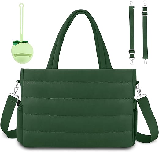 KUBYA Large Unisex Baby Diaper Tote Bag...
