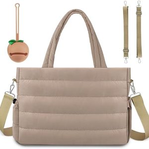 KUBYA Large Baby Diaper Tote Bag