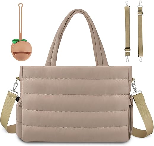 KUBYA Large Unisex Baby Diaper Tote Bag...
