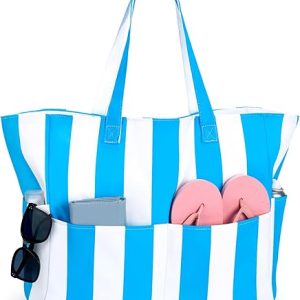 Large Waterproof Beach Tote for Women