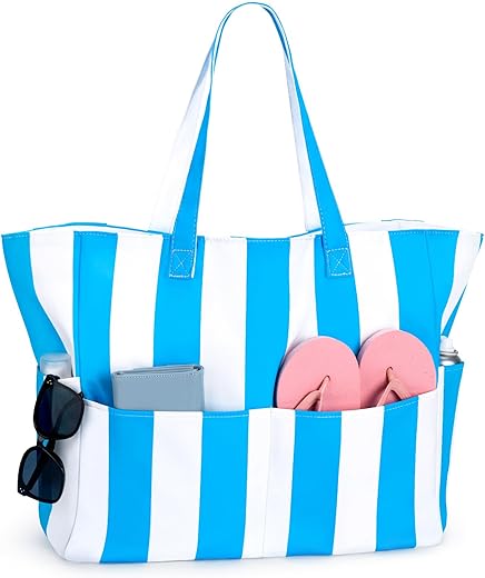 Waterproof Large Beach Tote Bag for Wom...