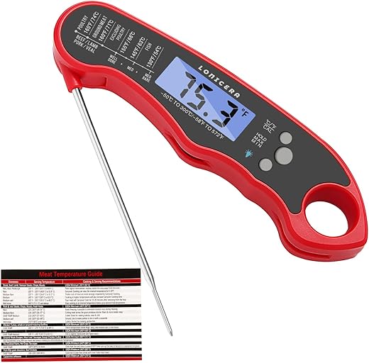 Lonicera Instant Read Waterproof Meat T...