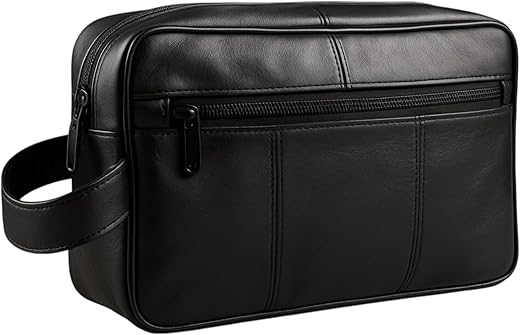 Men’s Genuine Leather Travel Toil...