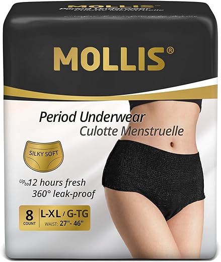 MOLLIS Leak-Proof Disposable Period Pan...
