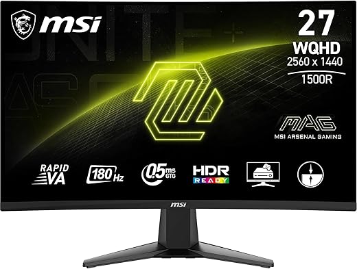 MSI 27″ WQHD Curved Gaming Monito...
