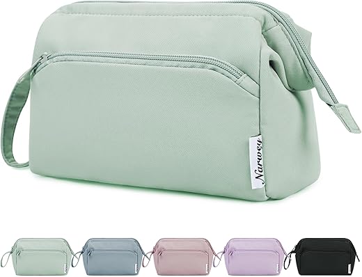 Mint Green Large Makeup Bag – Tra...