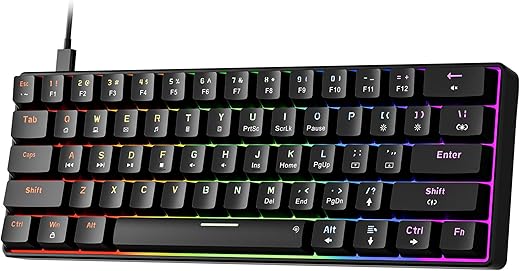 NEWMEN GM611 60% Mechanical Gaming Keyb...