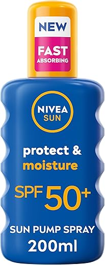 NIVEA SUN SPF 50+ Moisturizing Spray wi...