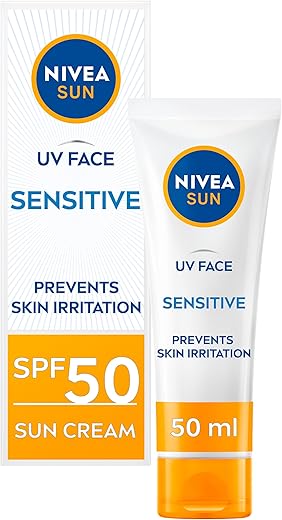 NIVEA Sun Sensitive Face Cream SPF 50 &...