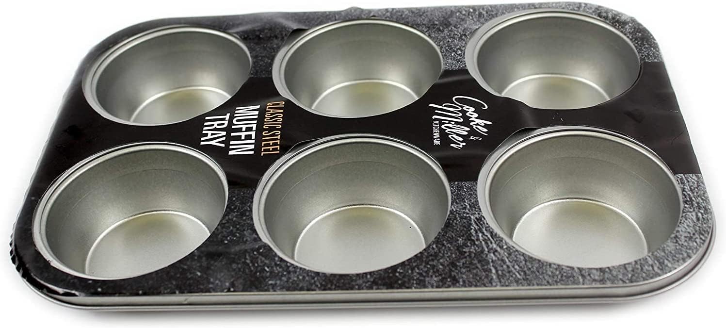 Non-Stick 6-Cup Muffin & Cupcake B...