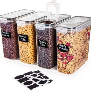 Nuovva Airtight Cereal Storage Containers Set