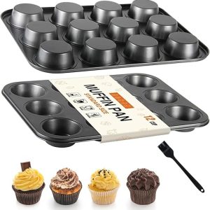 OAMCEG Nonstick Muffin Tray Set of 2