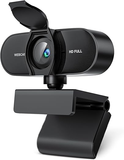 1080P HD Webcam with Microphone and Pri...