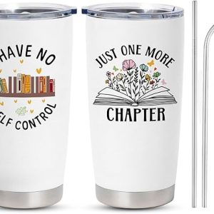 Onperpoe Book Lovers Stainless Steel Tumbler