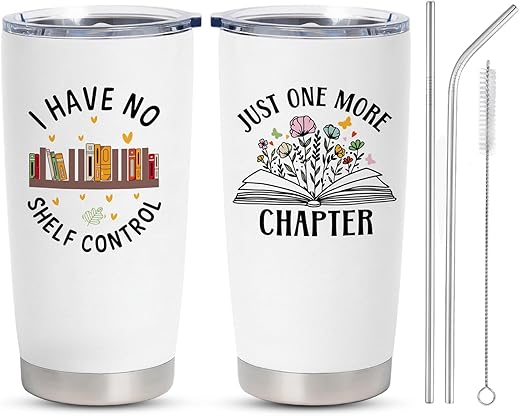 Stainless Steel Tumbler for Book Lovers...