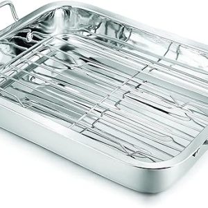 Penguin Home Premium Stainless Steel Roasting Pan