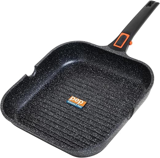 29cm Non-Stick Pep Griddle Pan with Rem...