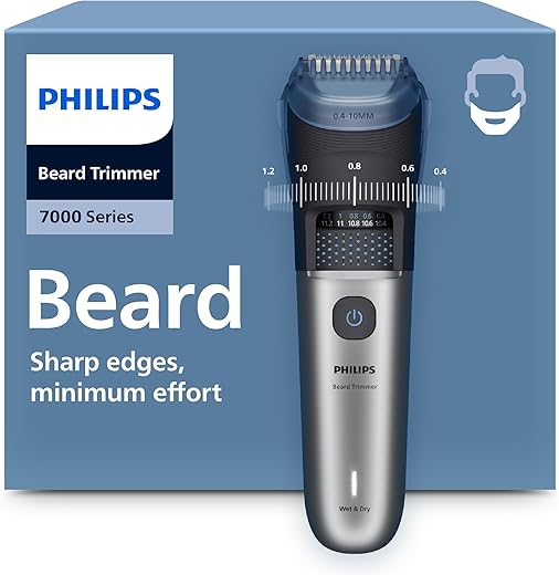 Philips 7000 Beard Trimmer with 40 Sett...