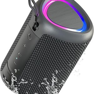 Portable Bluetooth Speaker with RGB Lights