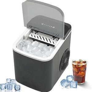 Portable Self-Cleaning Ice Maker Machine