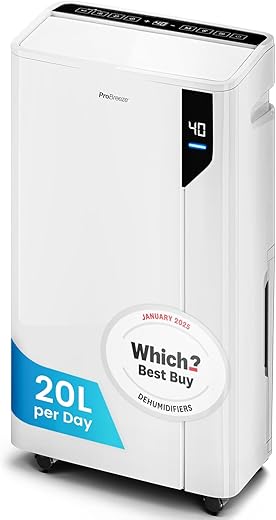 Energy Efficient 20L Dehumidifier with ...